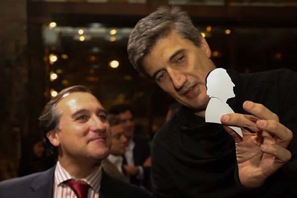 Siluetista para eventos de empresa